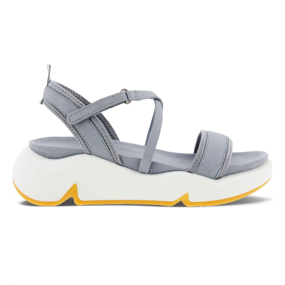 ECCO Womens Sandals Grey - Chunky - HRC-267541